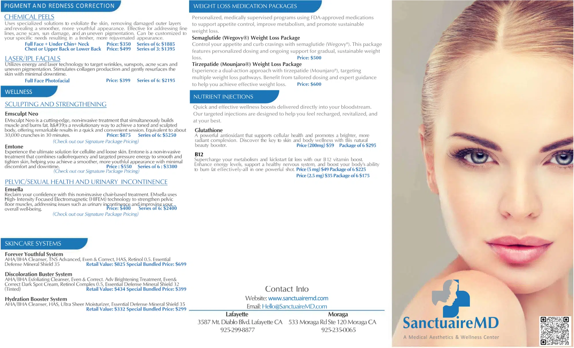 Sanctuaire MD Menu Back Page